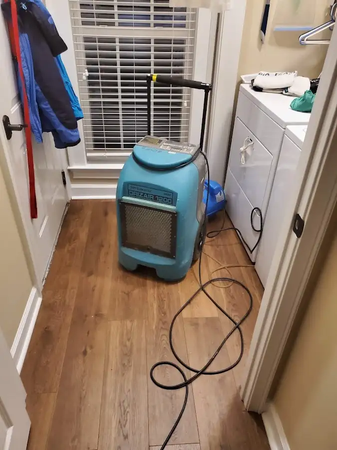 Commercial dehumidifier deployed for Flood Damage Cleanup in Sudbury